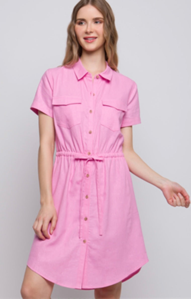 Jolie Pink Dress